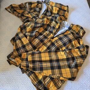 Full Circle Trends Plaid 2-pc Lounge Set, 2X